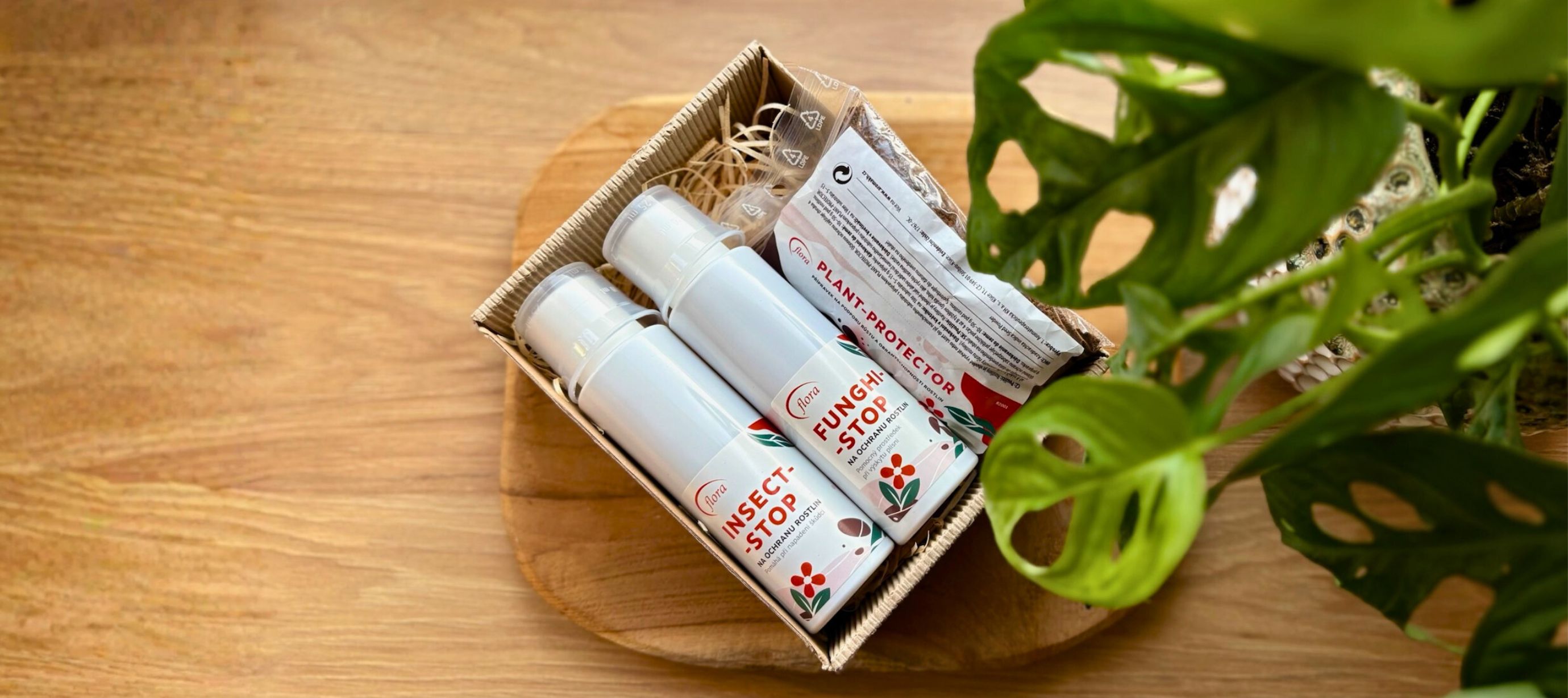 Sada Aromaflora s Plant protectorem, Funghi-stopem a Insect-stopem.