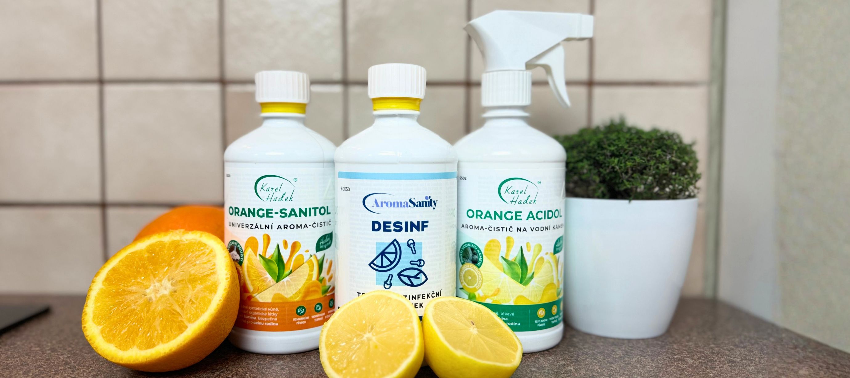 Přípravky na úklid Aromasanity