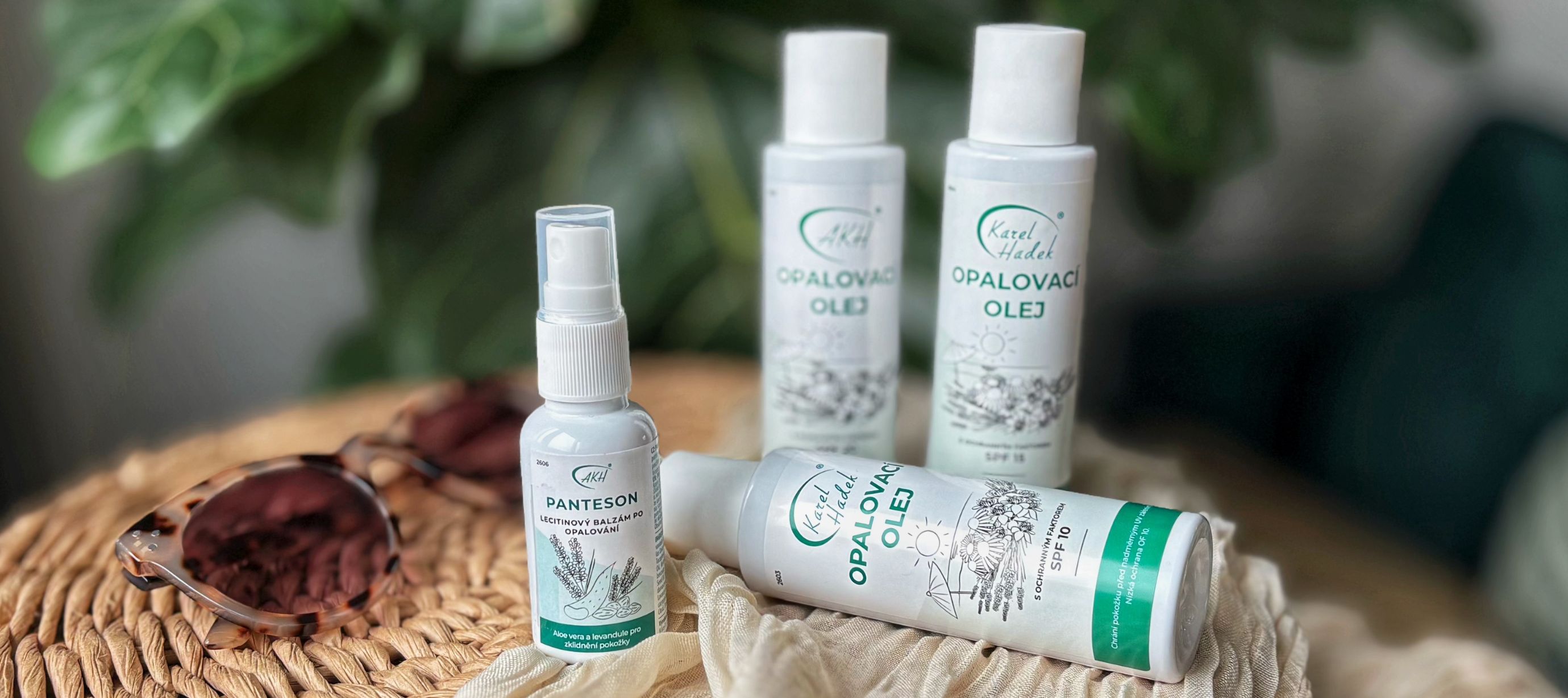 Opalovací oleje a balzám po opalování od AKH cosmetics