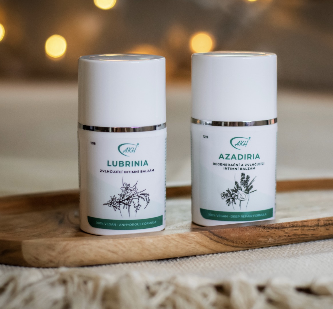 Intimní balzámy Azadiria a Lubrinia od AKH cosmetics