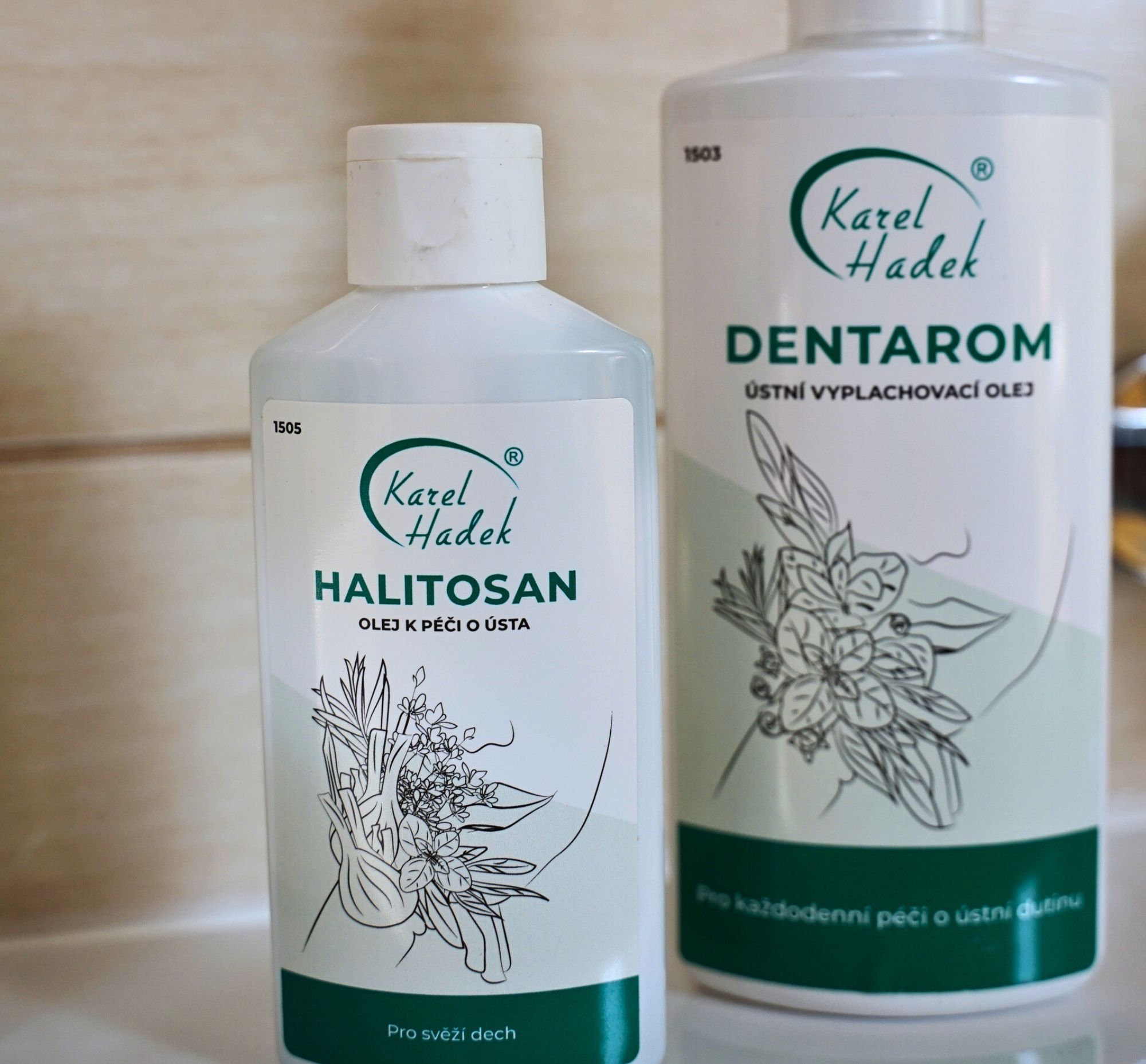 Ústní olej Halitosan a Dentarom