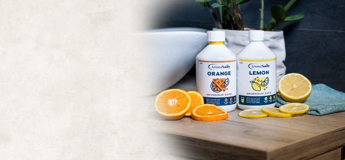 Univerzální čističe ORANGE a LEMON