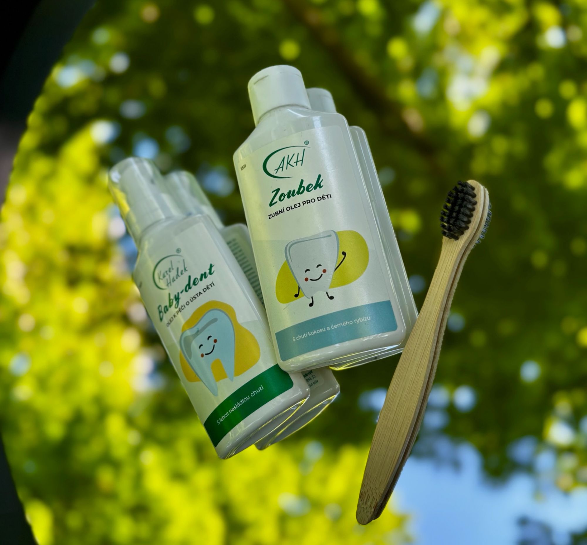 Zubní olej pro děti Baby dent a Zoubek