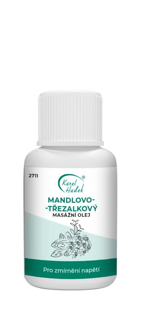 Masážní olej MANDLOVO-TŘEZALKOVÝ