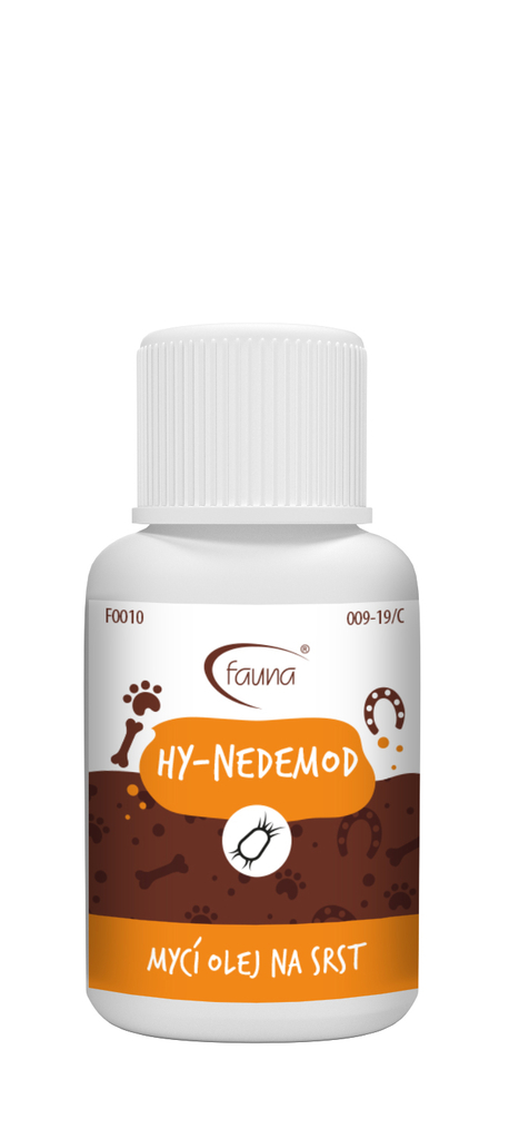 Mycí olej HY-NEDEMOD pro srst s parazity 20 ml