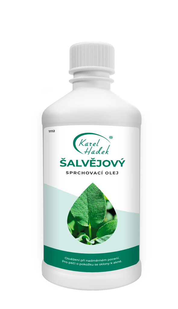 Sprchovací olej ŠALVĚJOVÝ - 500 ml