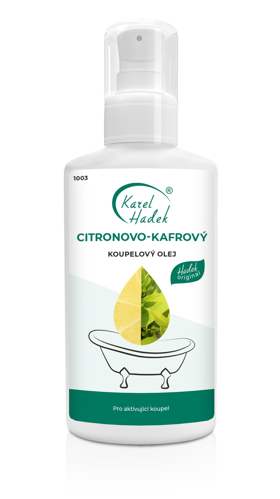 Koupelový olej CITRONOVO-KAFROVÝ - 100 ml