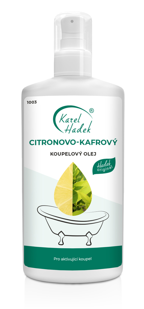 Koupelový olej CITRONOVO-KAFROVÝ - 200 ml