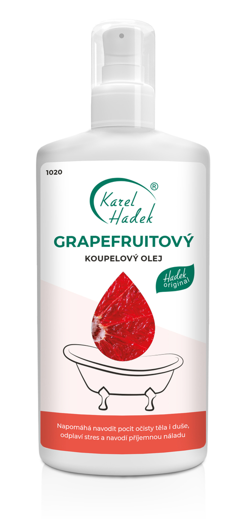 Koupelový olej GRAPEFRUITOVÝ - 200 ml