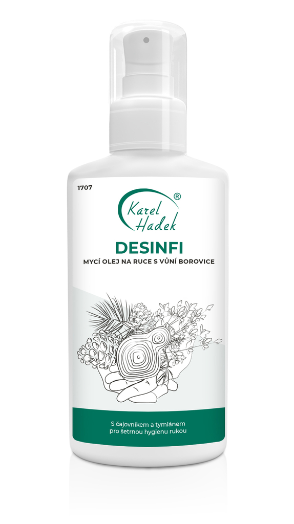 Mycí olej na ruce DESINFI - 100 ml