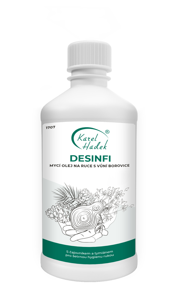Mycí olej na ruce DESINFI - 500 ml