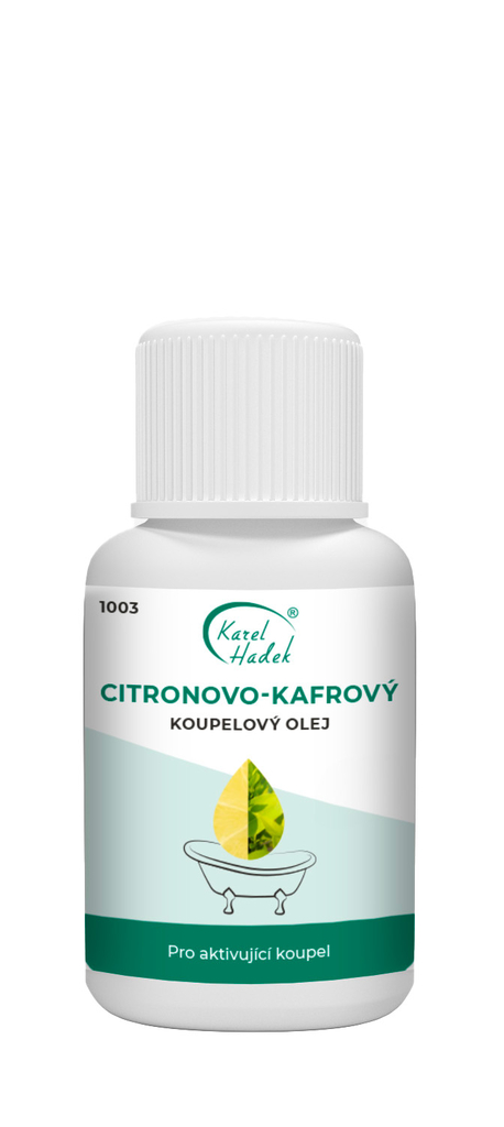 Koupelový olej CITRONOVO-KAFROVÝ - 20 ml
