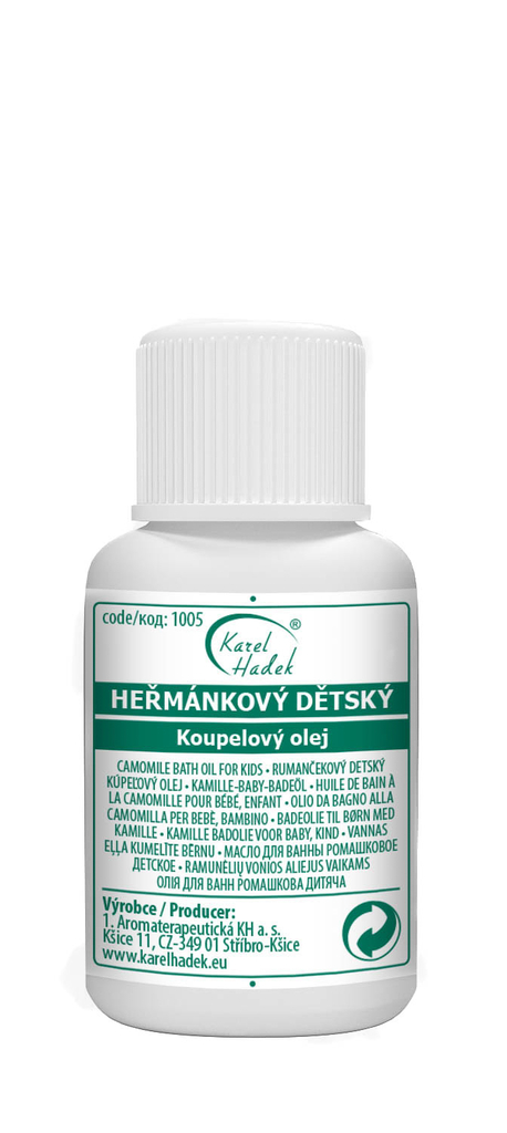 Dětský koupelový olej HEŘMÁNKOVÝ - 20 ml