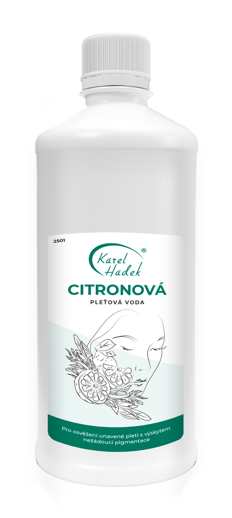 Pleťová voda CITRONOVÁ - 1000 ml
