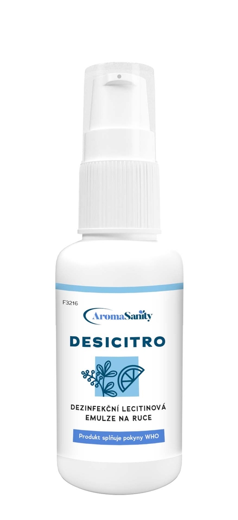 Dezinfekční lecitinová emulze na ruce DESICITRO 50 ml