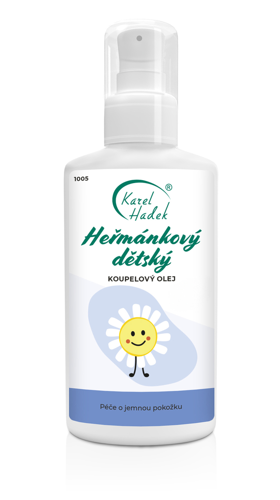 Dětský koupelový olej HEŘMÁNKOVÝ - 100 ml