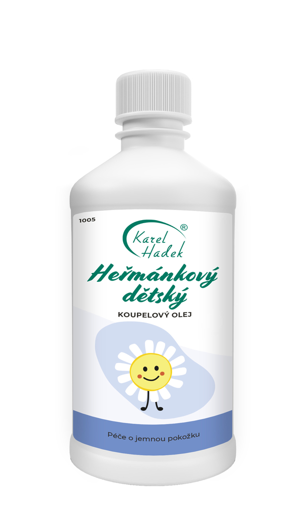 Dětský koupelový olej HEŘMÁNKOVÝ - 500 ml