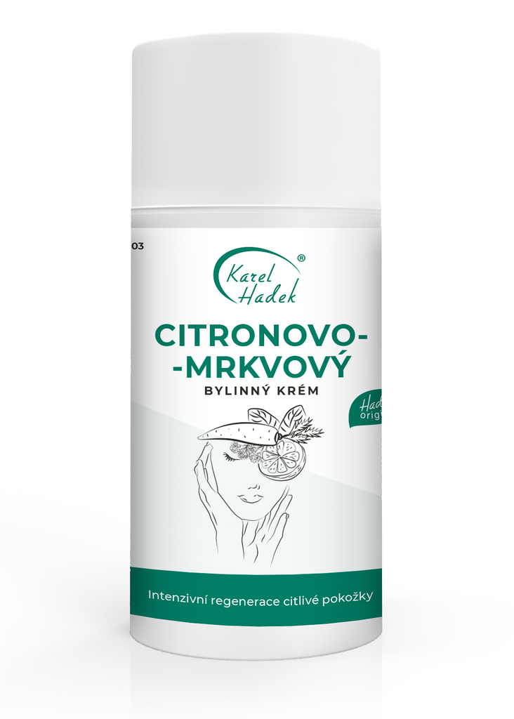 Regenerační krém CITRONOVO-MRKVOVÝ - 100 ml