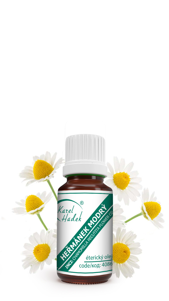 Esenciální olej HEŘMÁNEK MODRÝ - 2 ml