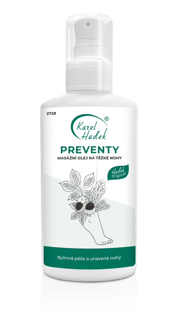 Masážní olej na nohy PREVENTY - 100 ml