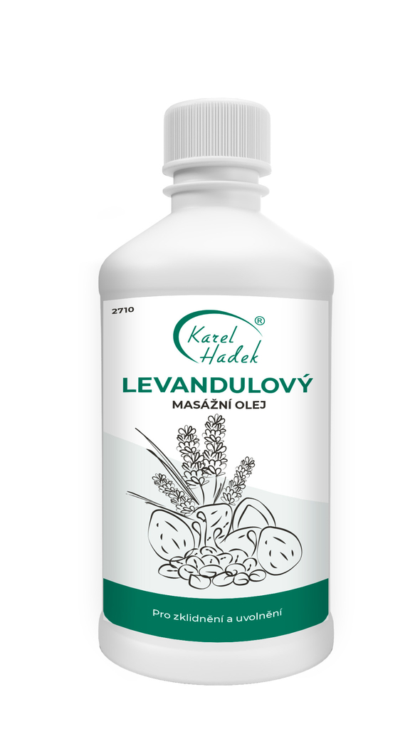 Masážní olej LEVANDULOVÝ - 500 ml