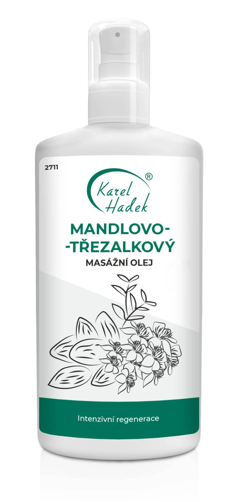 Masážní olej MANDLOVO-TŘEZALKOVÝ - 200 ml