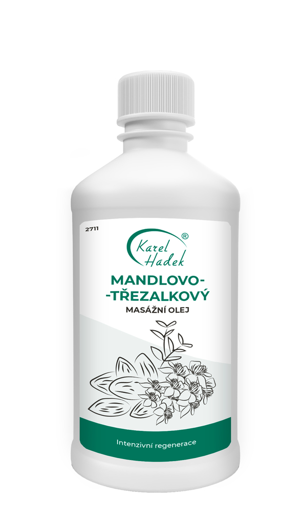 Masážní olej MANDLOVO-TŘEZALKOVÝ - 500 ml