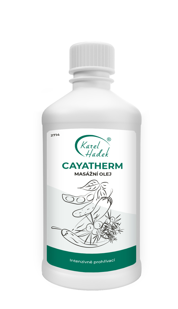 Masážní olej CAYATHERM - 500 ml