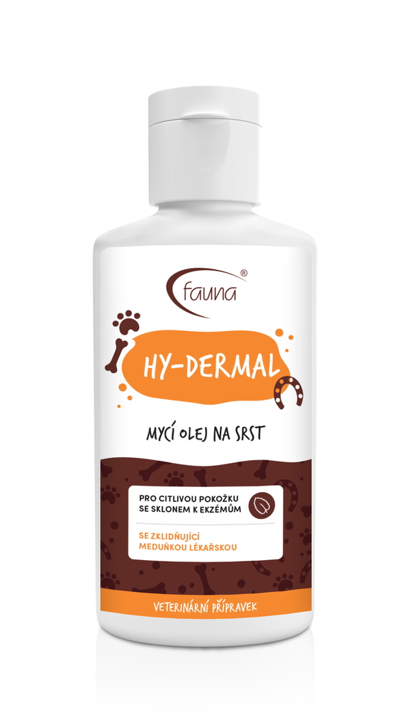 Mycí olej HY-DERMAL na srst a citlivou pokožku 100 ml