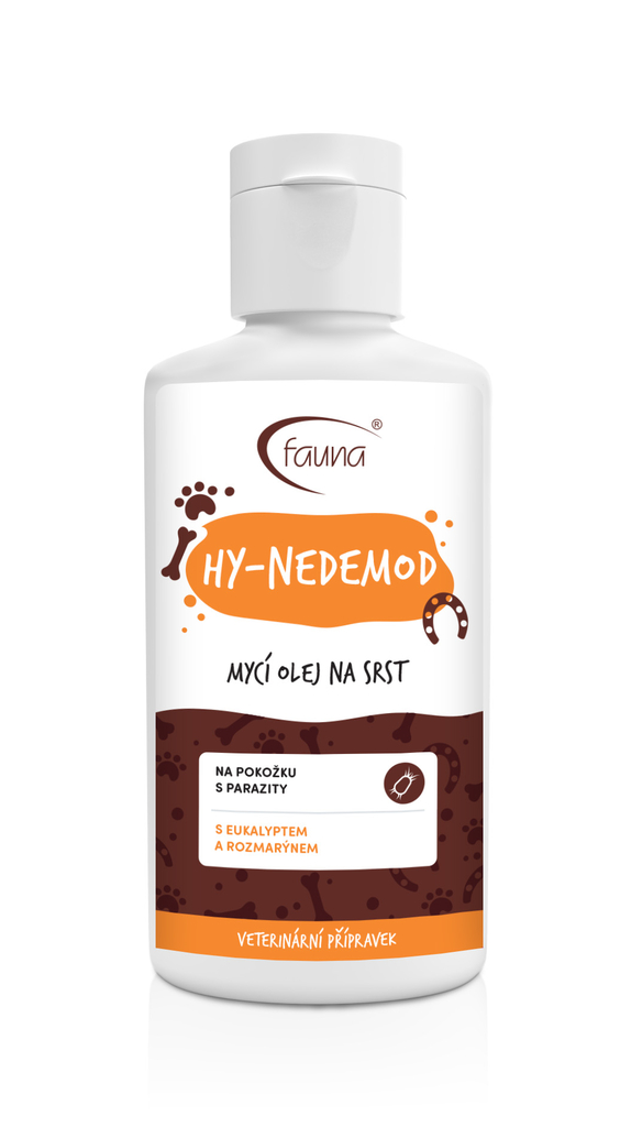 Mycí olej HY-NEDEMOD pro srst s parazity 100 ml