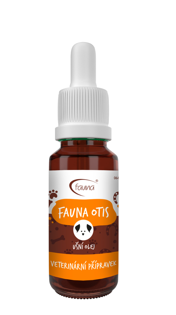 Ušní olejové kapky FAUNA OTIS při potížích s ušima 20 ml