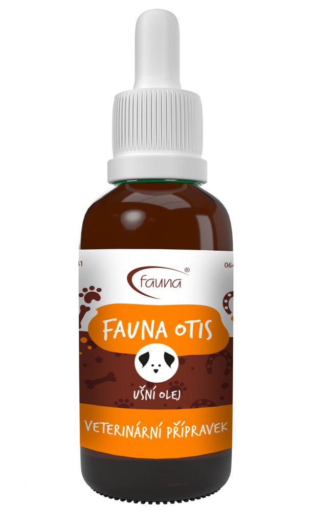Ušní olejové kapky FAUNA OTIS při potížích s ušima 50 ml