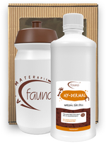 Mycí olej HY-DERMAL na srst a citlivou pokožku 1000 ml+lahev