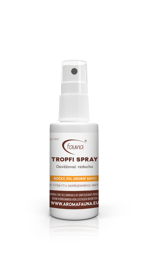 Osvěžovač vzduchu TROPFI SPRAY při výskytu nepříjemného hmyzu