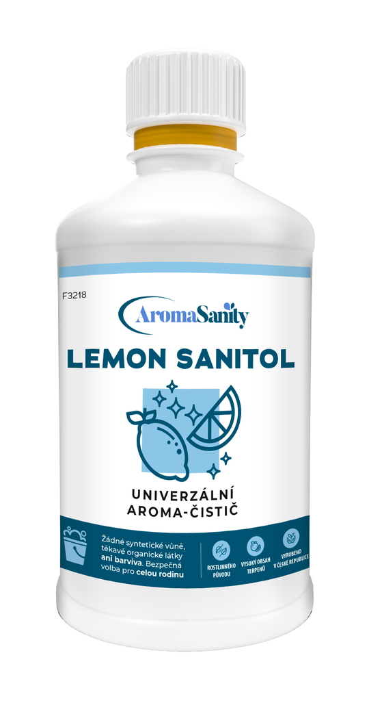 Citronový aroma-čistič LEMON SANITOL 500 ml
