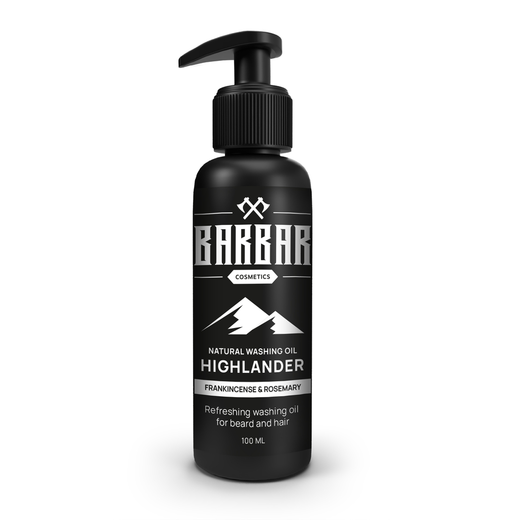 Mycí olej na vousy a vlasy HIGHLANDER - 100 ml