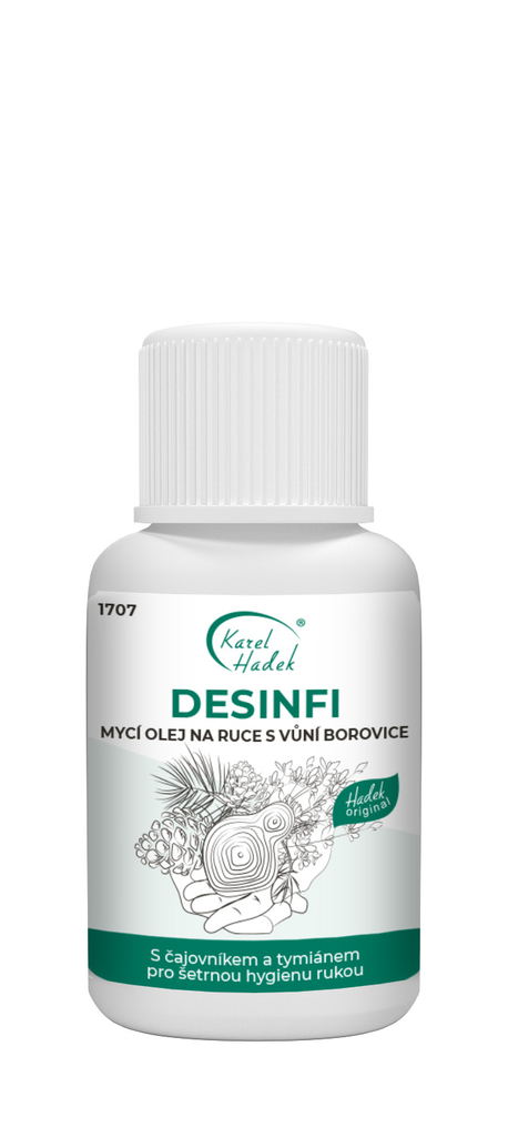 Mycí olej na ruce DESINFI - 20 ml