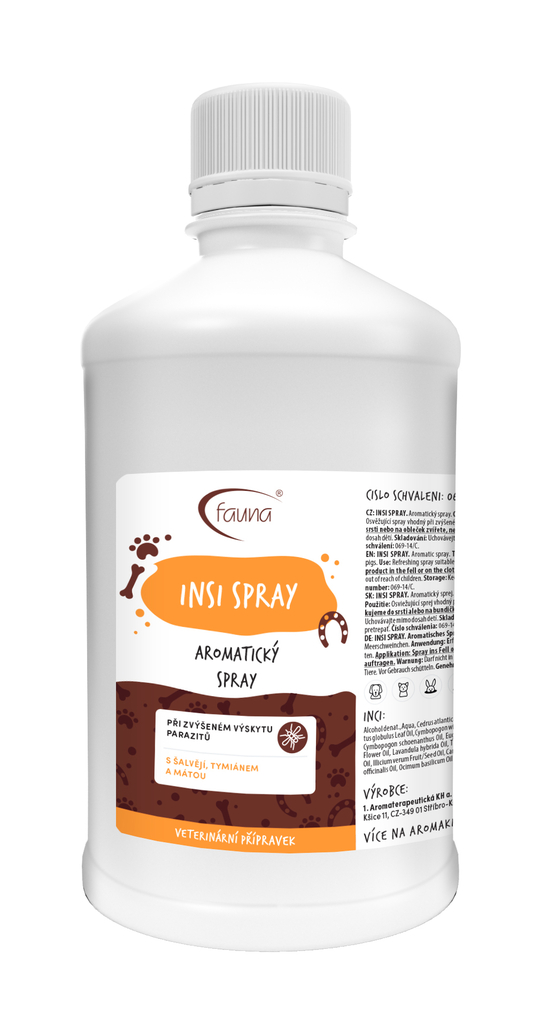 INSI SPRAY při zvýšeném výskytu parazitů 500 ml