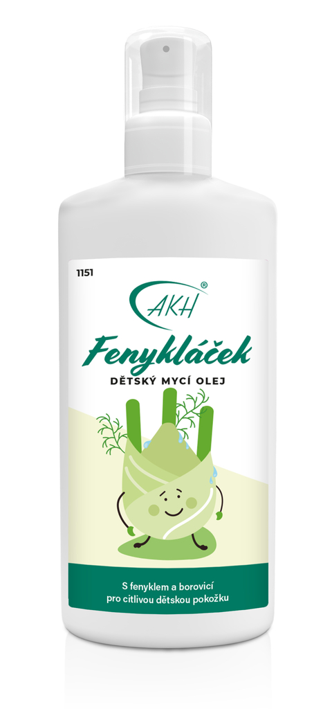 Dětský mycí olej FENYKLÁČEK - 200 ml