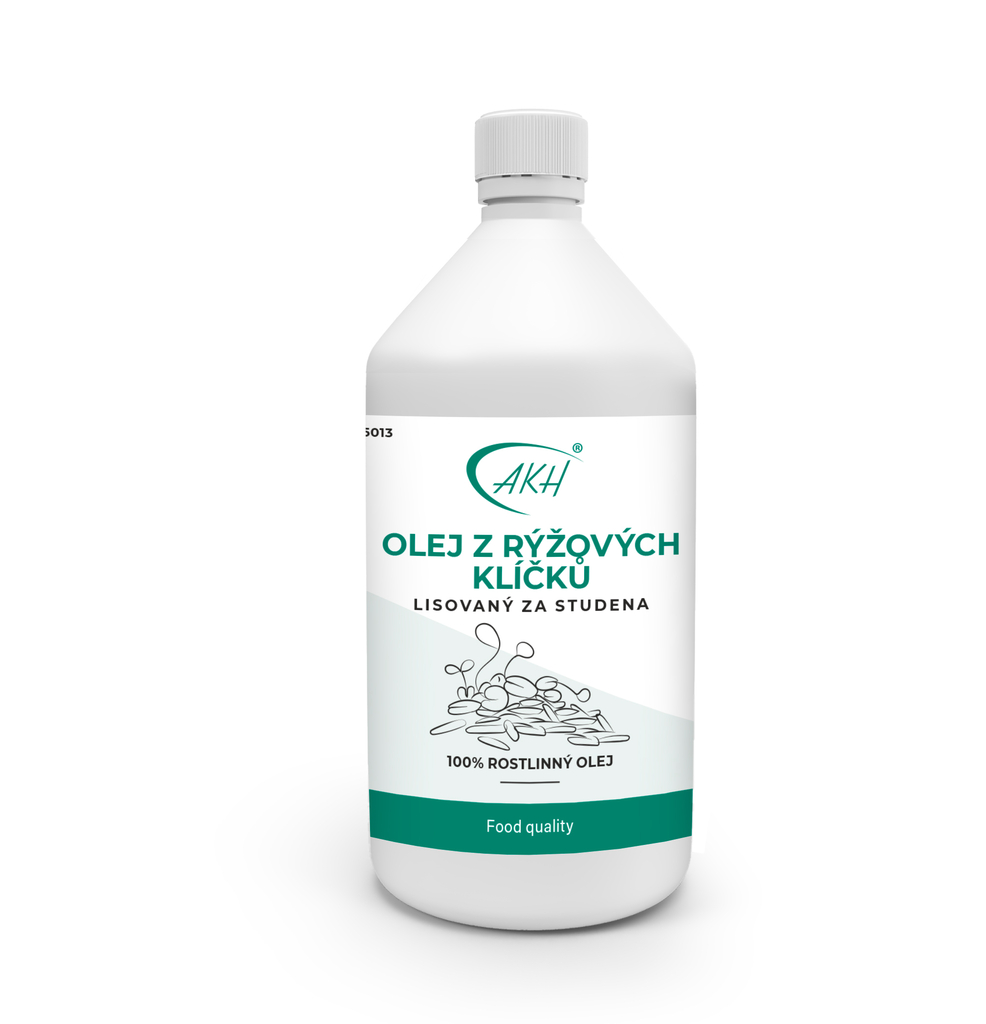 Za studena lisovaný OLEJ Z RÝŽOVÝCH KLÍČKŮ - 215 ml