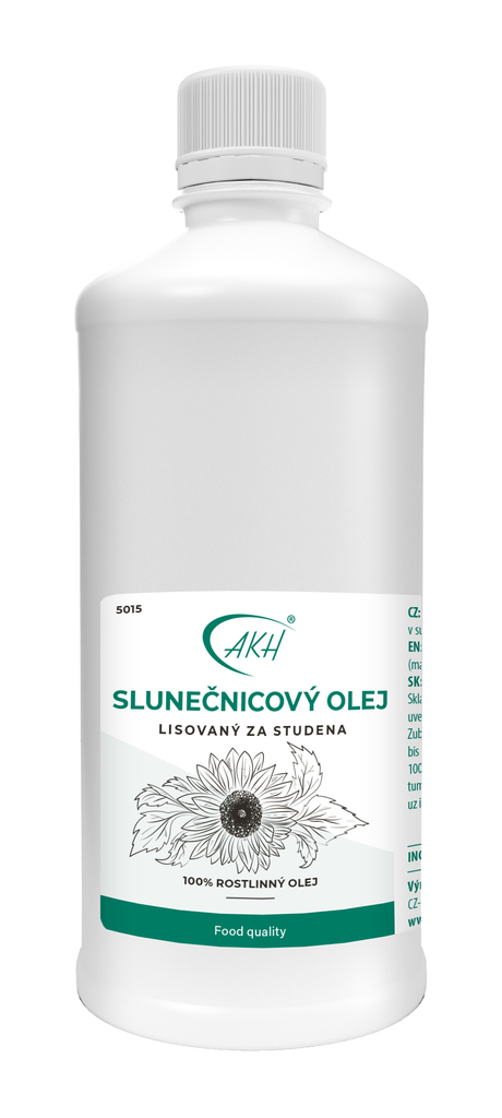 Za studena lisovaný SLUNEČNICOVÝ OLEJ - 1000 ml