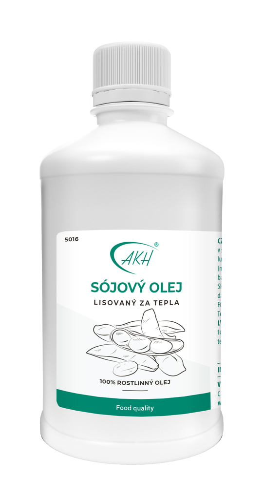 Za tepla lisovaný SÓJOVÝ OLEJ - 500 ml