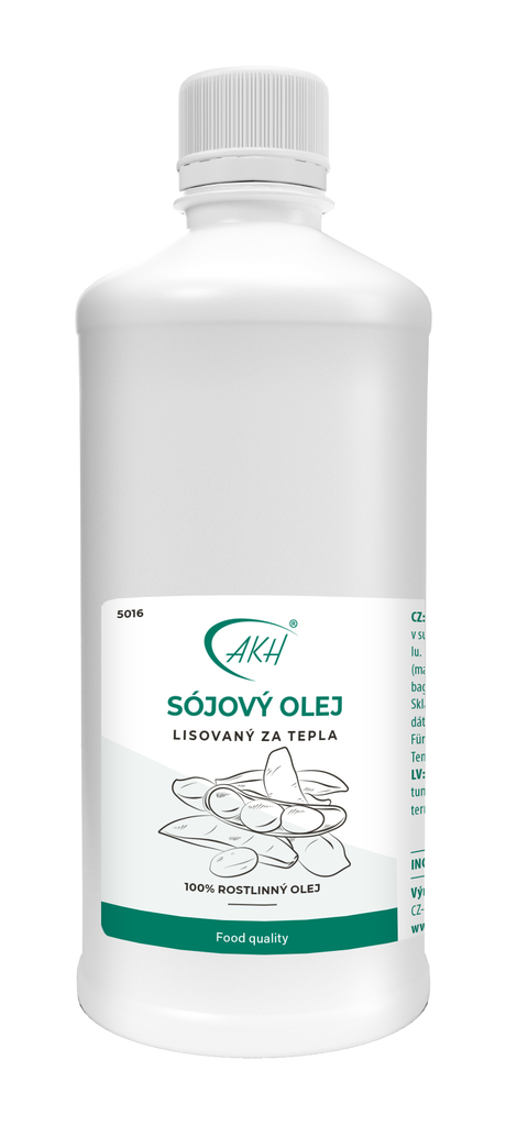 Za tepla lisovaný SÓJOVÝ OLEJ - 1000 ml