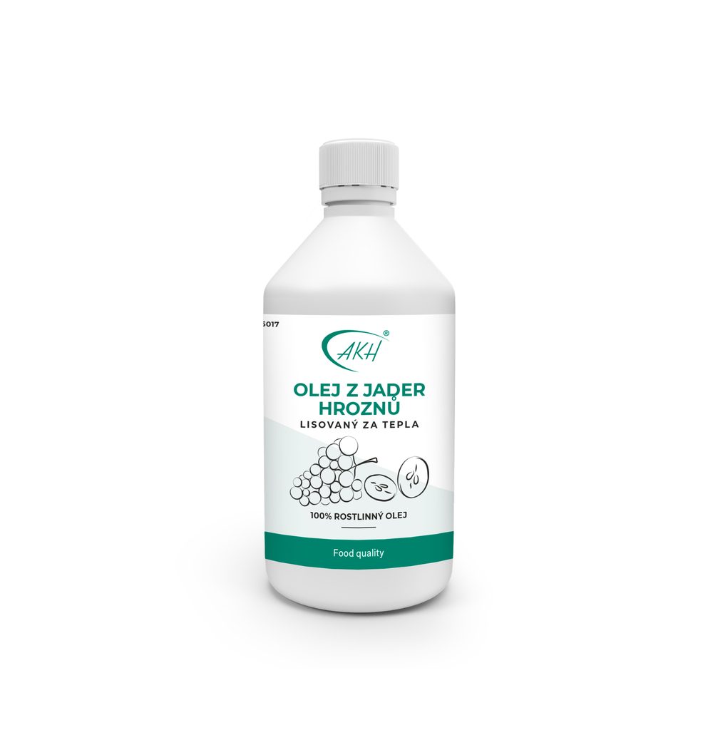 Za tepla lisovaný OLEJ Z JADER HROZNŮ - 115 ml