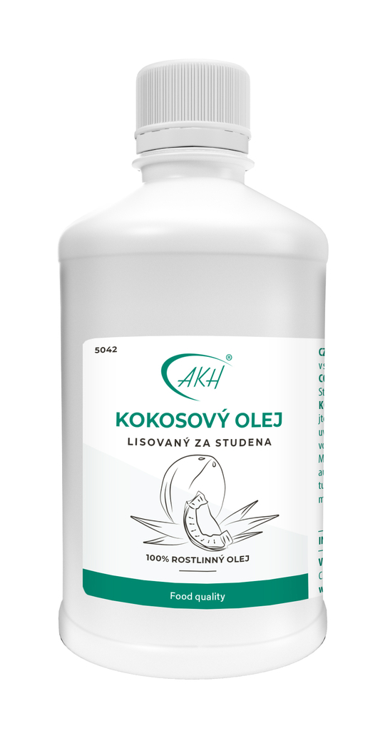 Za studena lisovaný KOKOSOVÝ OLEJ - 500 ml