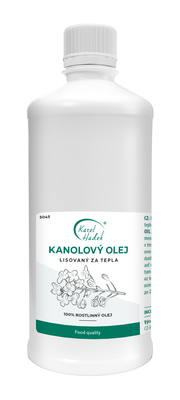 Za tepla lisovaný KANOLOVÝ OLEJ - 1000 ml