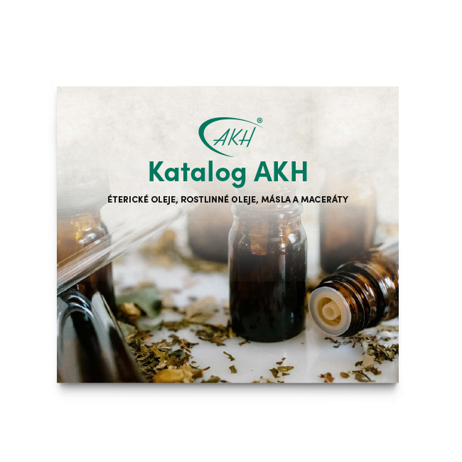 KATALOG ÉTERICKÝCH A ROSTLINNÝCH OLEJŮ, MÁSEL A MACERÁTŮ