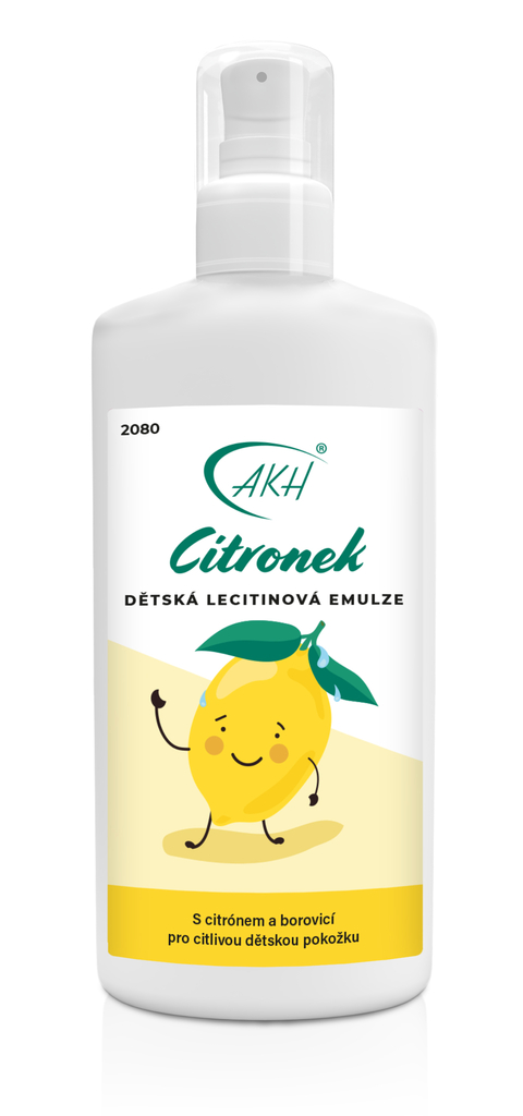 Dětské tělové mléko CITRONEK - 200 ml