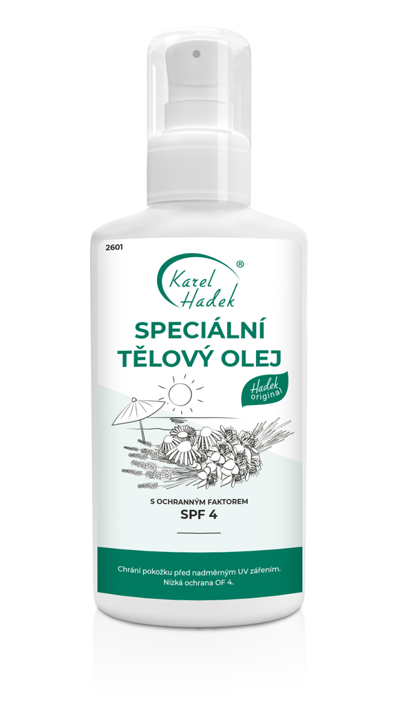 SPECIÁLNÍ TĚLOVÝ OLEJ SPF 4  100 ml AKCE