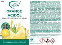Odstraňovač vodního kamene ORANGE ACIDOL - 100 ml